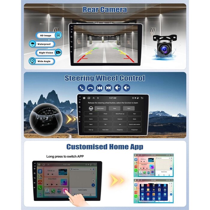 10" Autoradio für Hyundai IX35 Android 15 - Outlet-Angebot bis zu 51,7% Rabatt