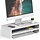 Monitorständer mit 2 Ebenen - Ergonomisch & Weiß - Bis zu 49,5% Rabatt