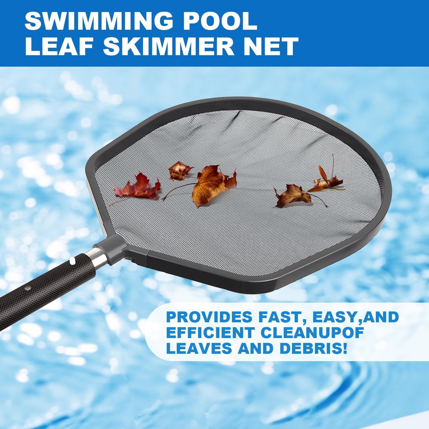 Pool-Kescher für sauberes Wasser - bis zu 75% sparen!