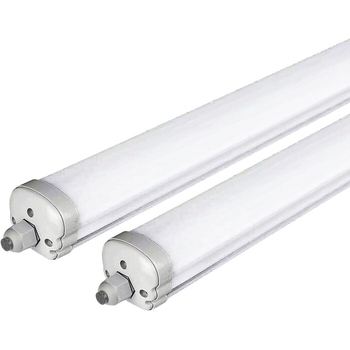 4er-Set LED-Feuchtraumleuchten 150cm, 48W, IP65 - bis zu 55,8% Rabatt