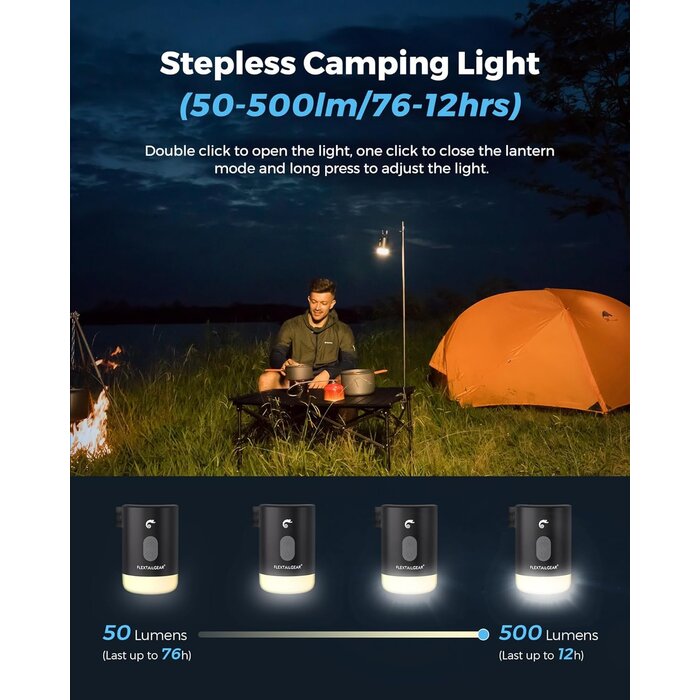 Tragbare Akku-Luftpumpe mit Licht & Powerbank - bis zu 47,8 % sparen