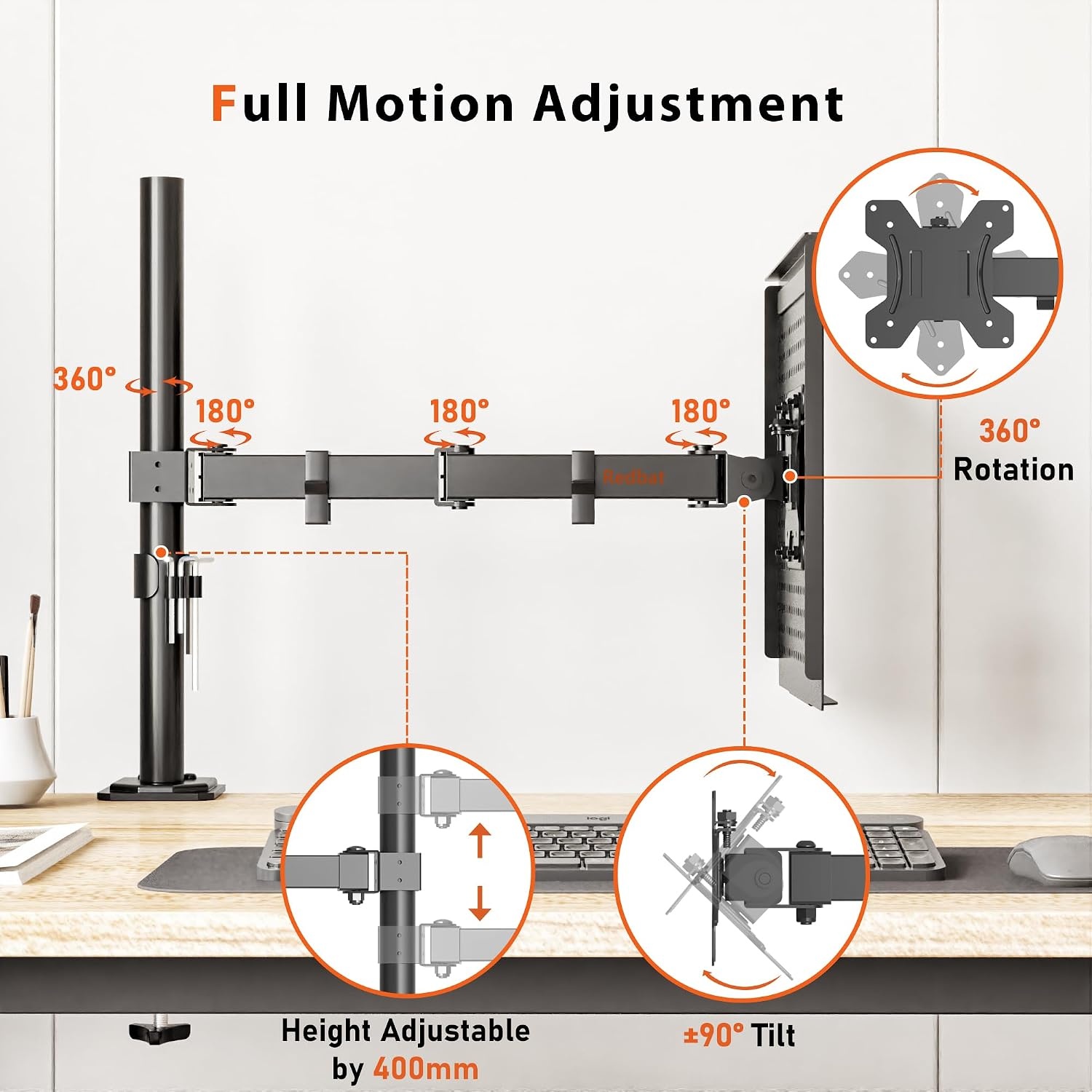 Monitorarm mit Laptopablage bis zu 51,6% sparen - Ergonomisch & Flexibel