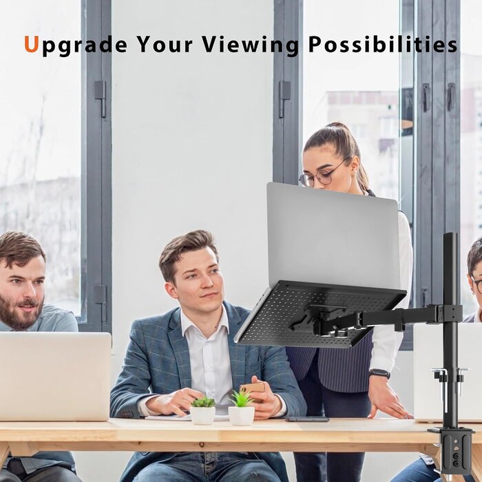 Monitorarm mit Laptopablage bis zu 51,6% sparen - Ergonomisch & Flexibel
