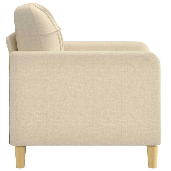 Vidaxl Moderner Sessel 60 cm in Cremeweiß - jetzt bis zu 51,1 % günstiger