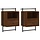 2x Wand-Nachtschränkchen Eiche-Optik 40x30x61 cm - bis zu 44,1% Rabatt