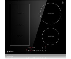 Induktionskochfeld 60cm, 4 Zonen, Flex-Zone, 7200W - Bis zu 62% Rabatt
