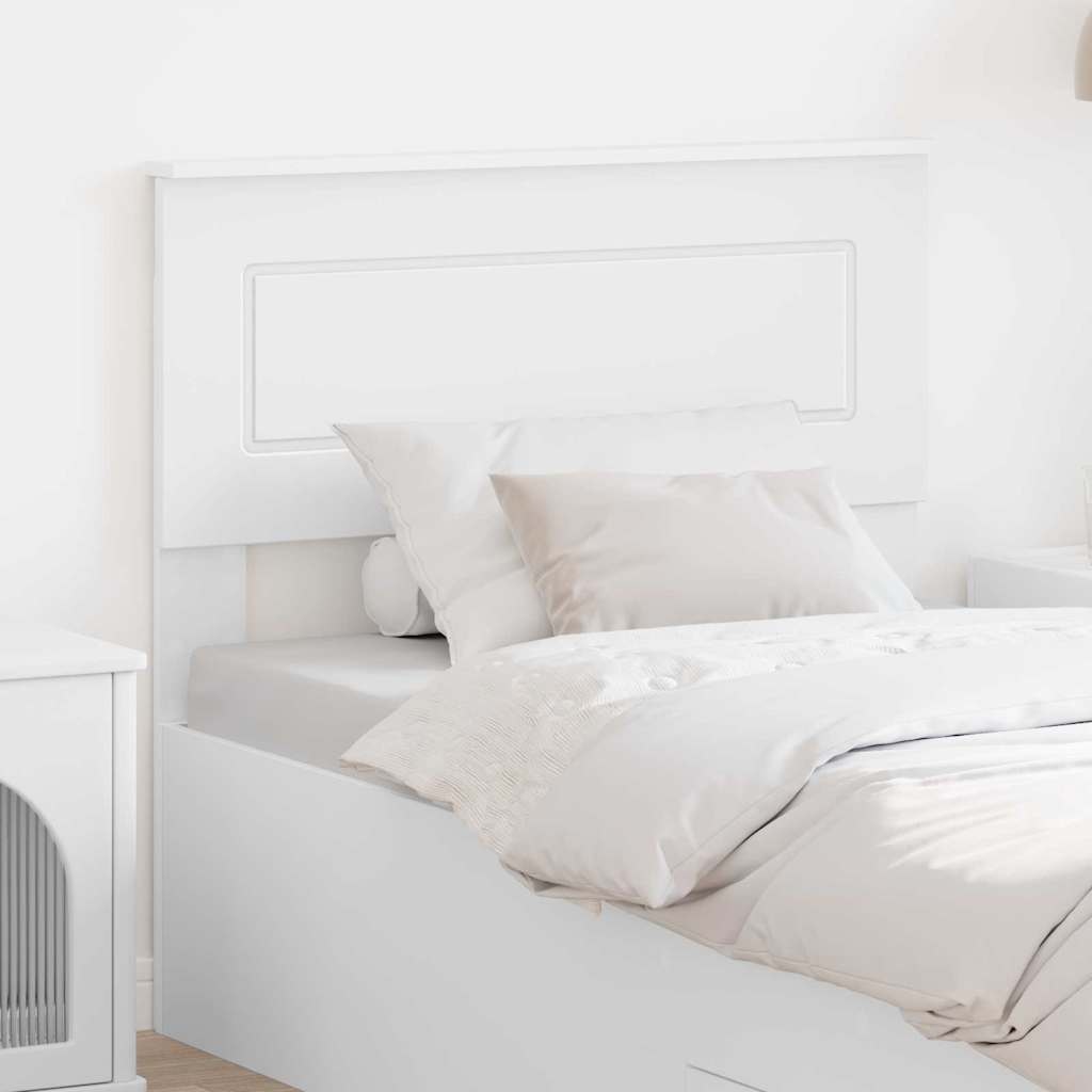 Vidaxl Weißes Bett-Kopfteil 90 cm - Holzwerkstoff - bis zu 80 % reduziert