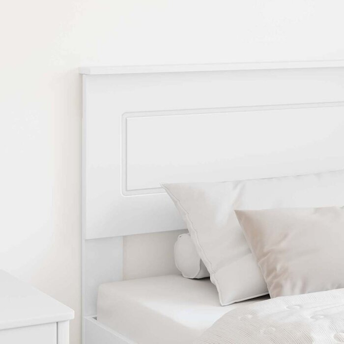 Vidaxl Weißes Bett-Kopfteil 90 cm - Holzwerkstoff - bis zu 80 % reduziert