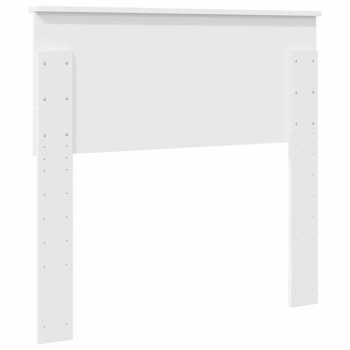 Vidaxl Weißes Bett-Kopfteil 90 cm - Holzwerkstoff - bis zu 80 % reduziert