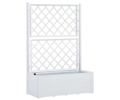 Vidaxl Großes Pflanzgefäß mit Rankgitter, 100x43x142 cm - jetzt bis zu 51,4% sparen
