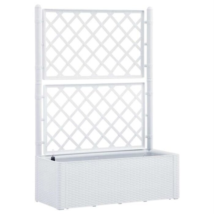Vidaxl Großes Pflanzgefäß mit Rankgitter, 100x43x142 cm - jetzt bis zu 51,4% sparen