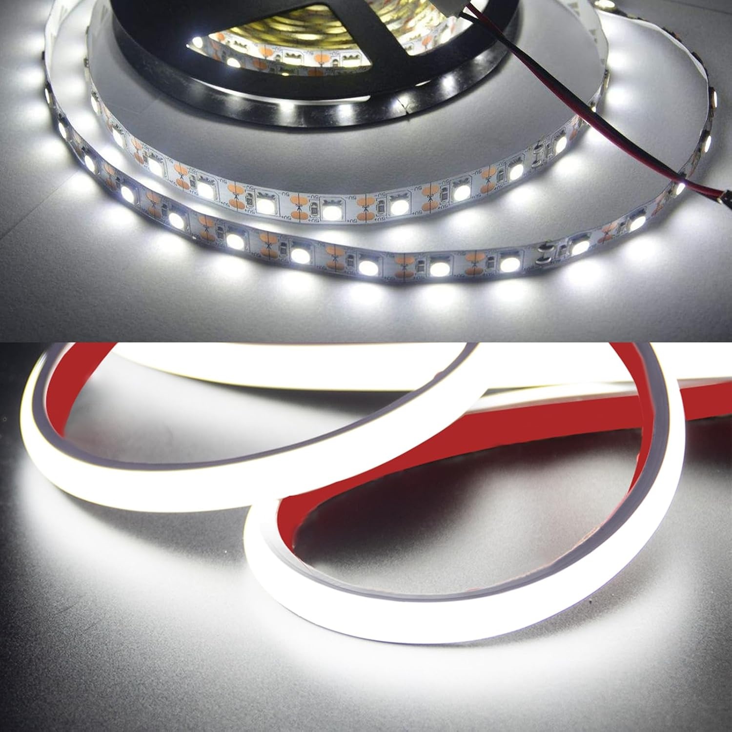 COB LED-Streifen 10m Kaltweiß 220V IP67 - Bis zu 71% günstiger im Outlet
