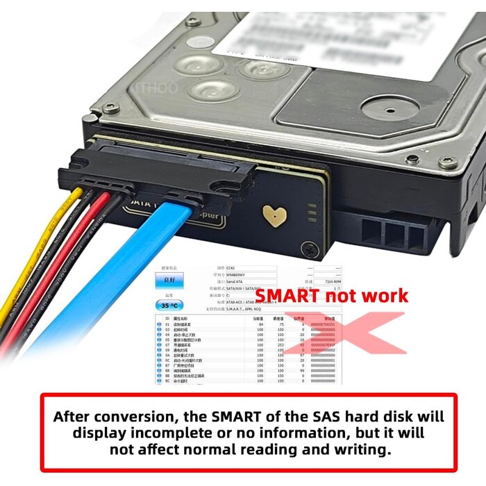 SAS auf SATA Adapter SFF-8482 mit Chipsatz - jetzt bis zu 43,9% günstiger