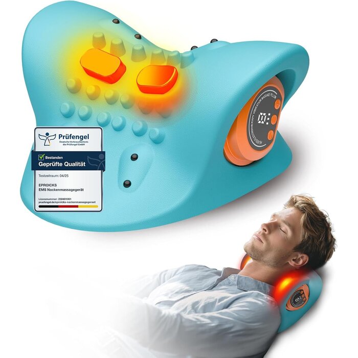 Tragbares Nackenmassagegerät mit Wärme - Jetzt bis zu 66% Rabatt sichern!
