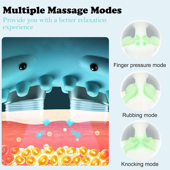 Tragbares Nackenmassagegerät mit Wärme - Jetzt bis zu 66% Rabatt sichern!