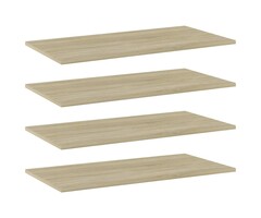 Vidaxl 4er Set Wandregale Sonoma-Eiche 80x40cm - bis zu 48% Rabatt im Outlet