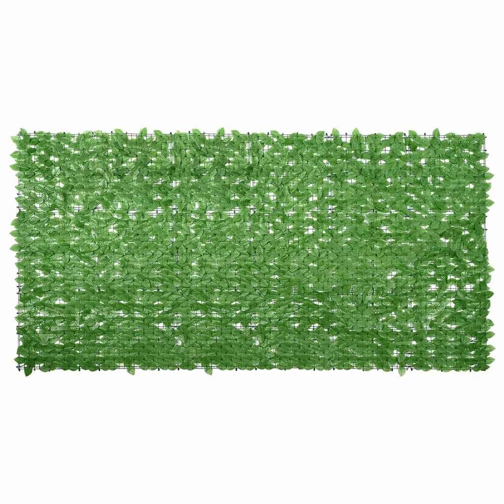 Vidaxl Balkonsichtschutz mit grünen Blättern 300x150 cm - bis zu 49,5% Rabatt