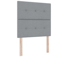 Vidaxl Bett-Kopfteil in Cord-Optik, Lichtgrau, 90 cm - Sparen Sie bis zu 84%