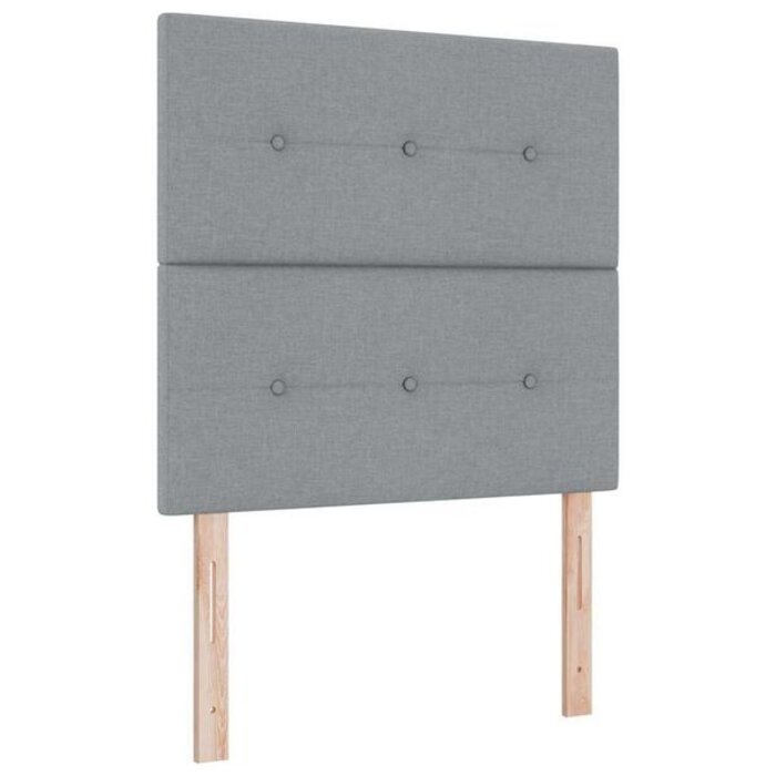 Vidaxl Bett-Kopfteil Lichtgrau 90 cm Cord-Optik - bis zu 81% Rabatt