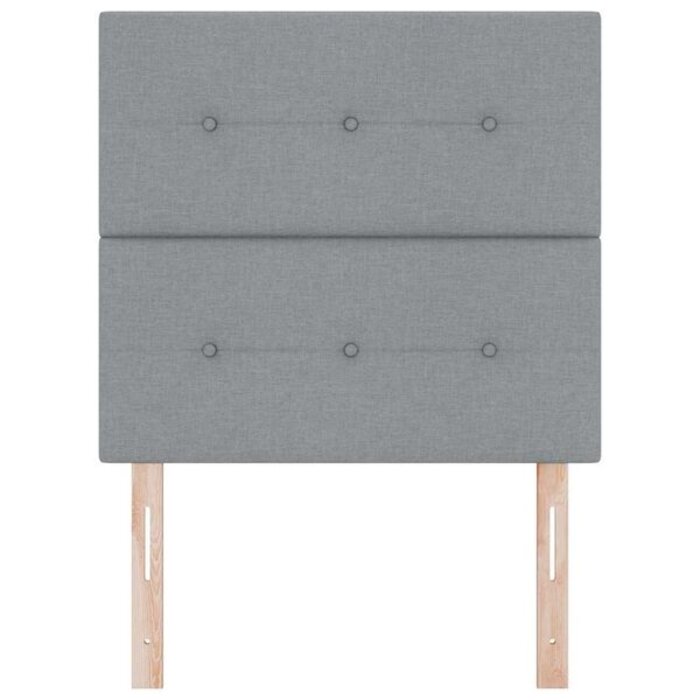 Vidaxl Bett-Kopfteil Lichtgrau 90 cm Cord-Optik - bis zu 81% Rabatt