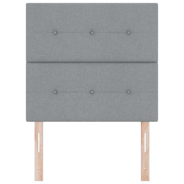 Vidaxl Bett-Kopfteil Lichtgrau 90 cm Cord-Optik - bis zu 81% Rabatt