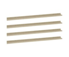 Vidaxl 4er Set Wandregale 115cm Sonoma-Eiche - Jetzt bis zu 49% Rabatt sparen