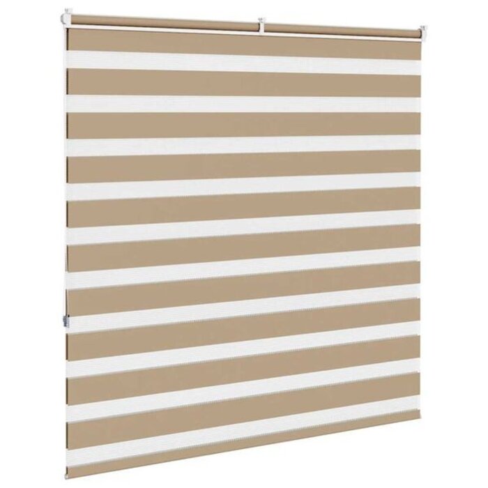 Vidaxl Doppelrollo 150x150 cm Sandbraun - Lichtdurchlässig - Outlet bis zu 48,1% sparen