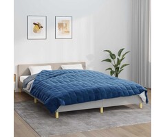 Vidaxl Gewichtsdecke 200x200 cm, 9 kg, Blau - bis zu 50,5% Rabatt