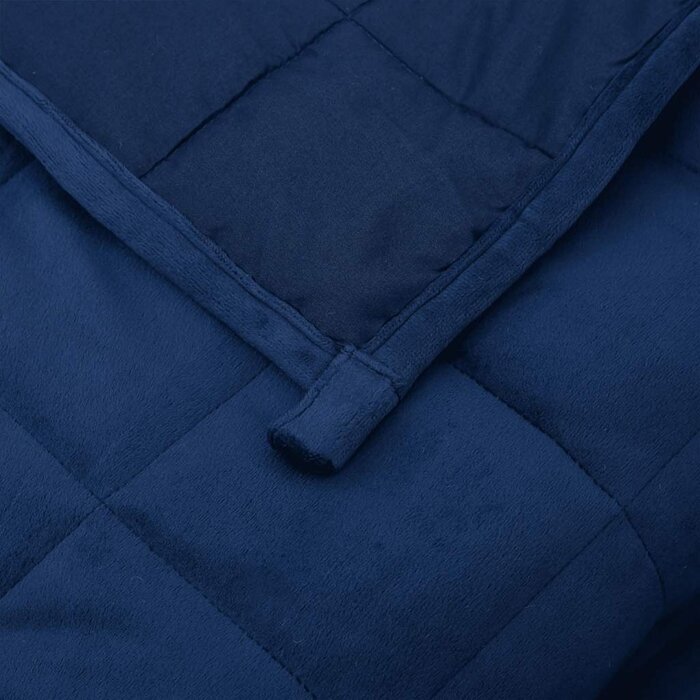 Vidaxl Gewichtsdecke 200x200 cm, 9 kg, Blau - bis zu 50,5% Rabatt