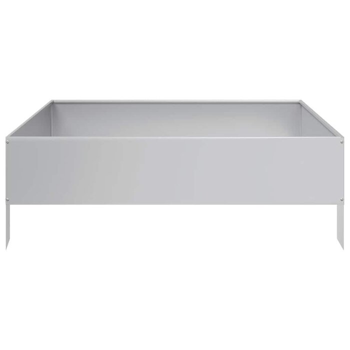 Vidaxl Hochbeet aus verzinktem Stahl 100x100x33,5 cm - bis zu 45,1% günstiger