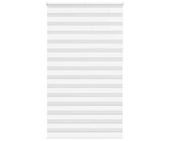 Vidaxl Doppelrollo 120 x 230 cm Weiß - Lichtdurchlässiges Zebra-Rollo - bis zu 57% Rabatt