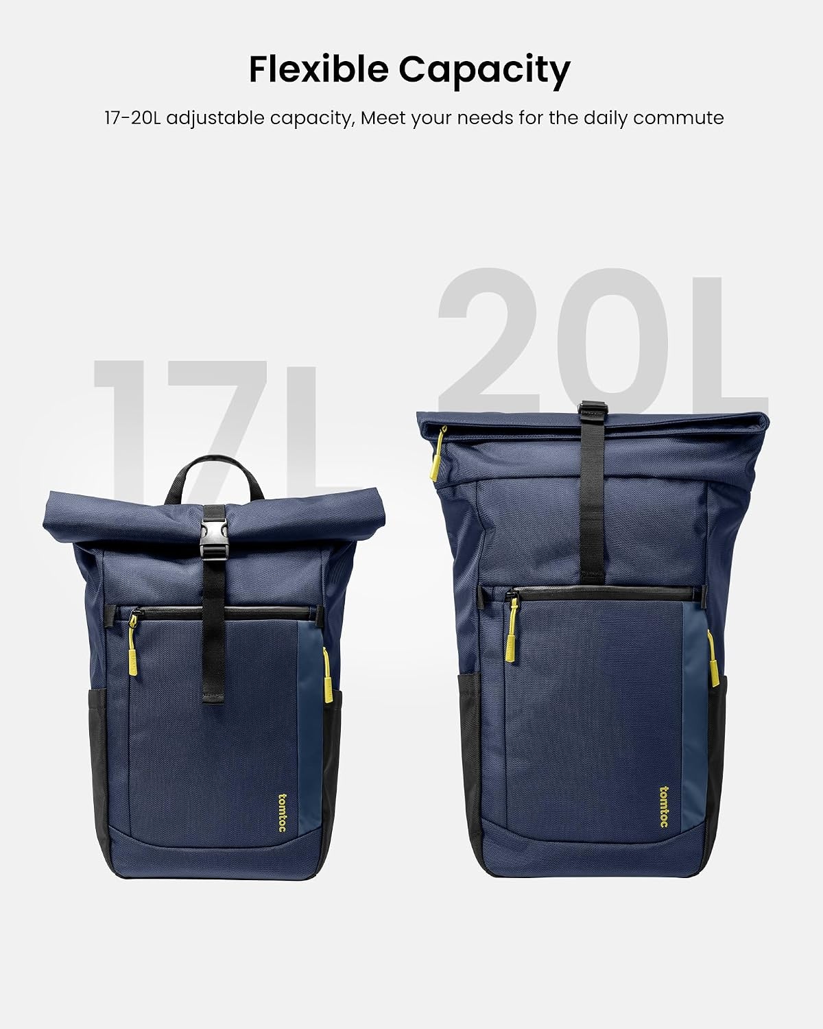 Laptop-Rucksack mit Roll-Top für 13-16 Zoll - bis zu 48,1% Rabatt