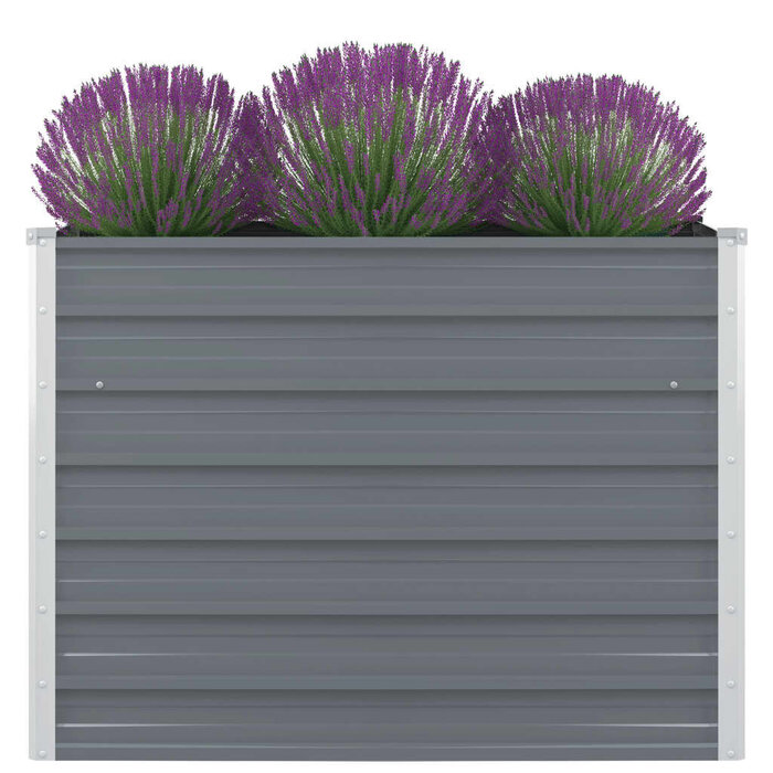 Vidaxl Hochbeet aus verzinktem Stahl 100x100x77 cm - bis zu 48,4% Rabatt