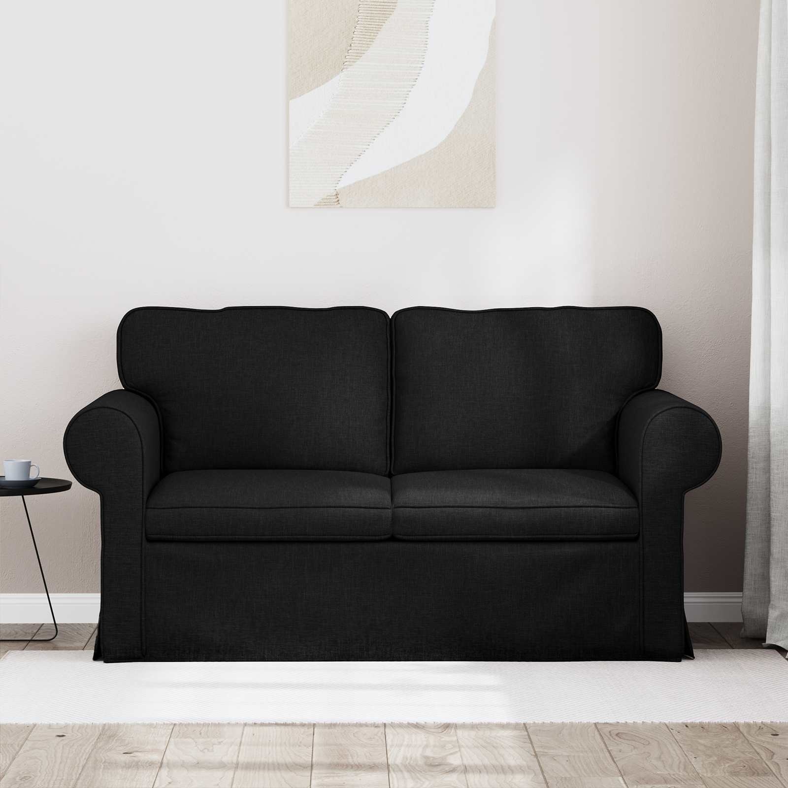 Vidaxl Modernes Metall-Sofa 120 cm Schwarz - Jetzt bis zu 51,9% sparen
