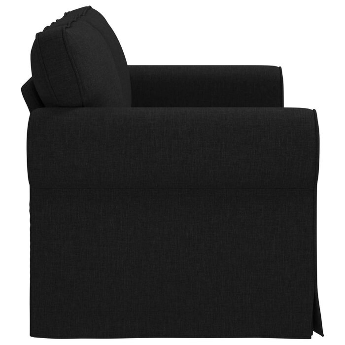 Vidaxl Modernes Metall-Sofa 120 cm Schwarz - Jetzt bis zu 51,9% sparen