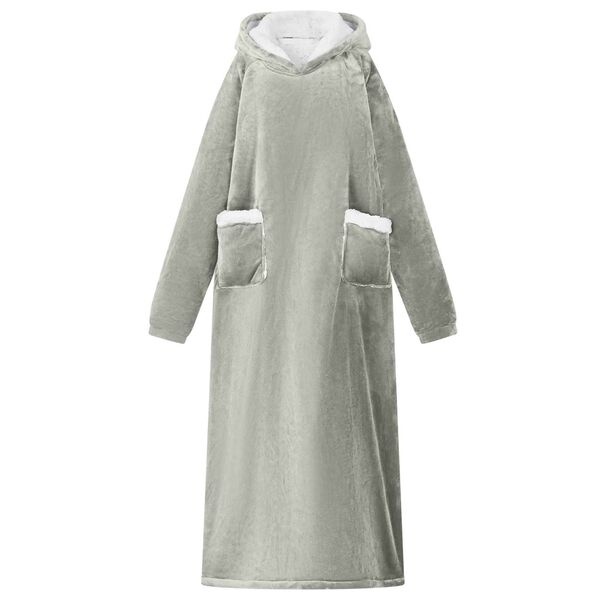 Kuscheliger Decken-Hoodie in Grau, XL - jetzt bis zu 48% günstiger!