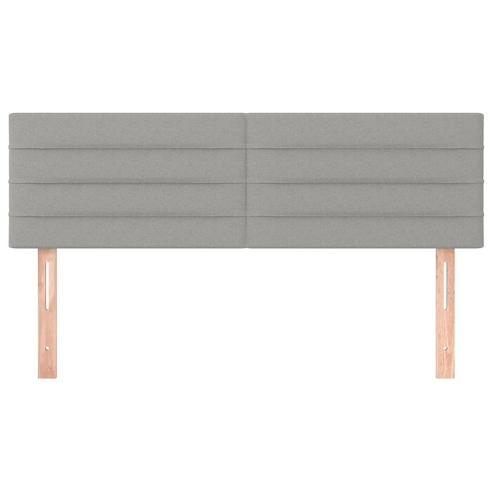 Vidaxl 2er Set Kopfteil Bett, Lichtgrau, höhenverstellbar - Jetzt bis zu 73% sparen