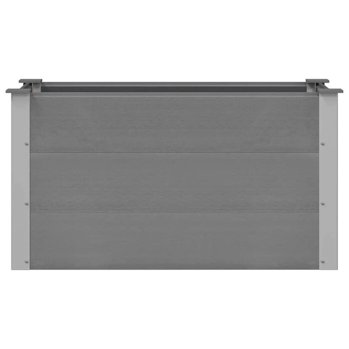 WPC Hochbeet 100x50x54 cm, Grau - bis zu 51,4 % sparen