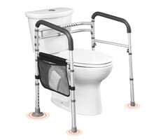 Vevor Toiletten-Sicherheitsrahmen, faltbar & höhenverstellbar - bis zu 28,2% Rabatt
