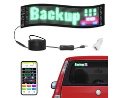 Vevor Programmierbares LED-Display 38x10 cm, Bluetooth-App, bis zu 51,2% Rabatt