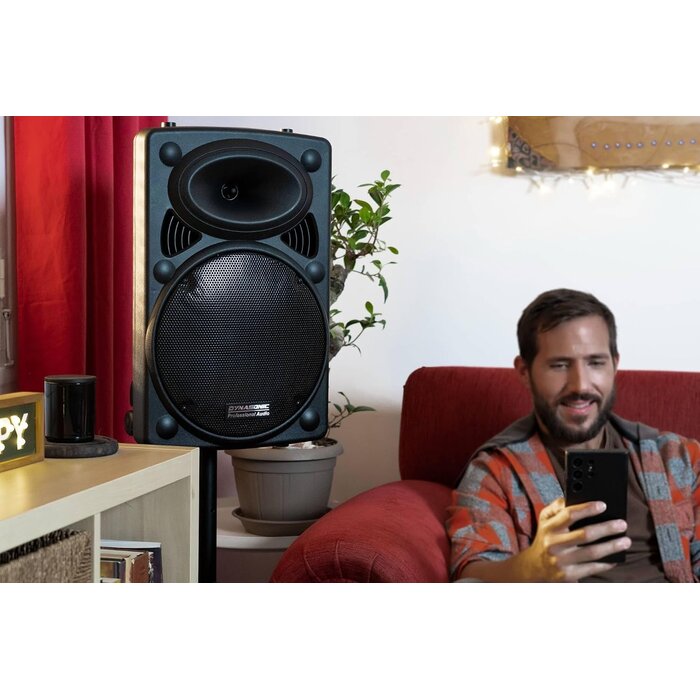Tragbarer 700W Party-Lautsprecher inkl. Stativ & Mikrofone - bis zu 58,9% Rabatt