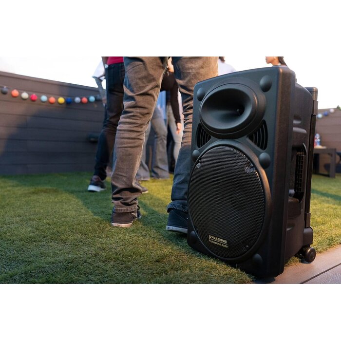 Tragbarer 700W Party-Lautsprecher inkl. Stativ & Mikrofone - bis zu 58,9% Rabatt