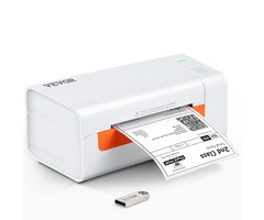 Vevor Thermodrucker für Versandetiketten - 203 dpi, 150 mm/s, bis zu 54,8% Rabatt