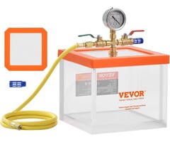 Vevor Vakuumkammer 7,57L für Harz & Gips - Jetzt bis zu 58,1 % günstiger sichern!