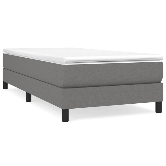 Stilvolles Bettgestell 100x200 cm Dunkelgrau - Jetzt bis zu 45% sparen