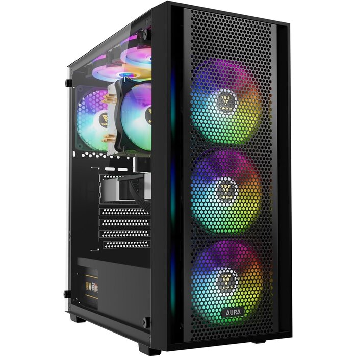 Weißes ATX Mid Tower PC-Gehäuse mit ARGB - bis zu 71% sparen!