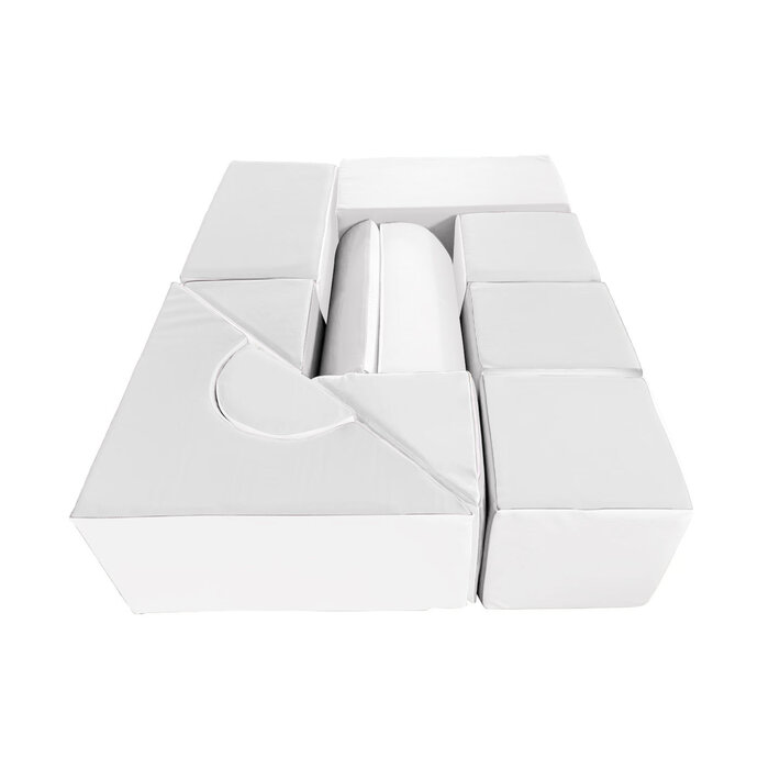 Schaumstoff-Spielbausteine 11-tlg. Weiß | Soft Play Set bis zu 4,1% sparen
