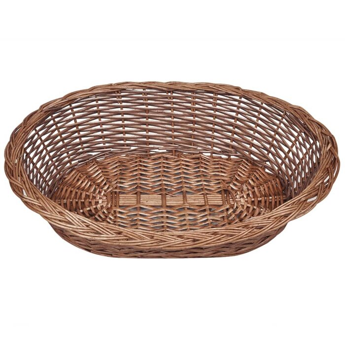 Vidaxl Hundekorb aus Weide 69 cm - Natur - bis zu 42,9% Rabatt
