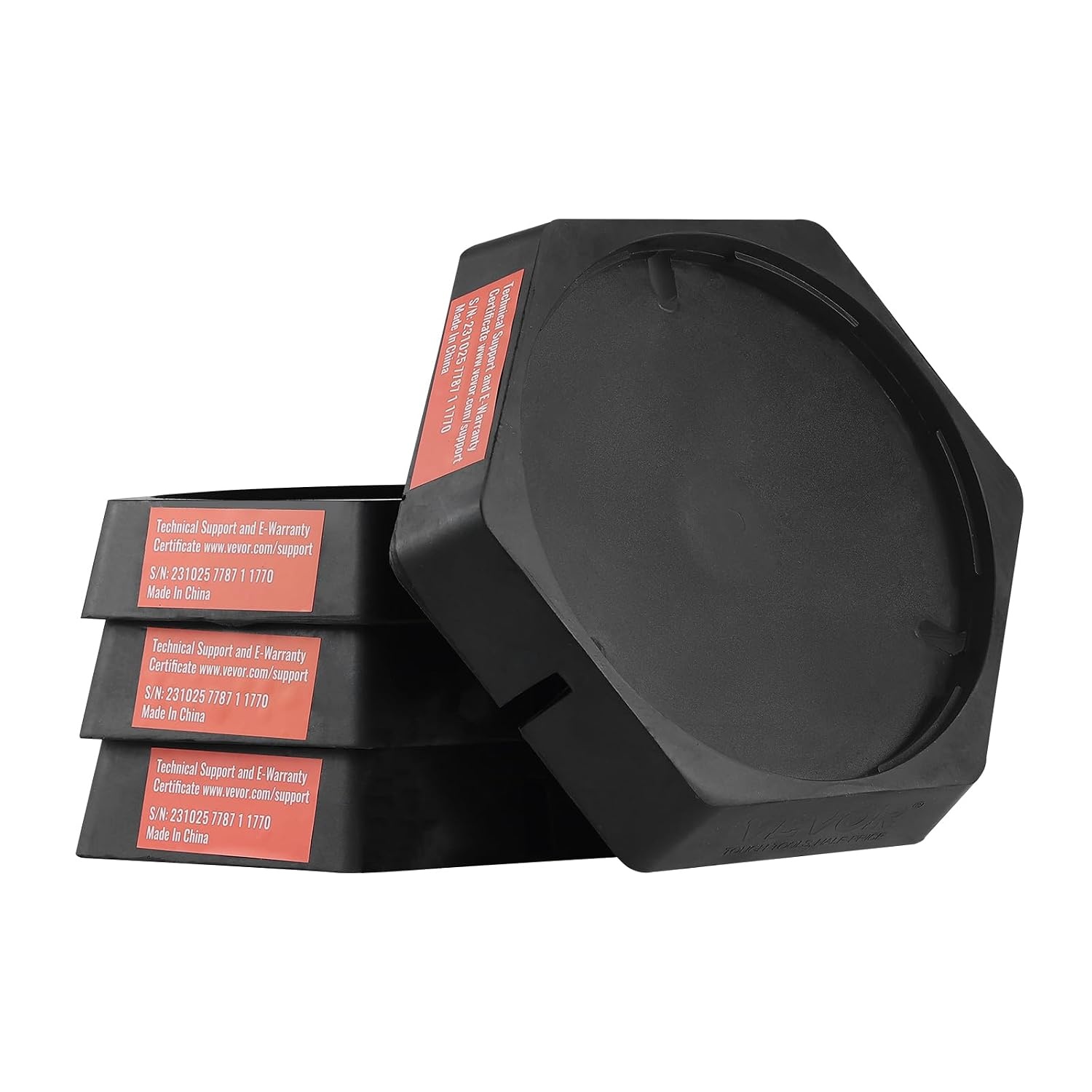 Vevor Gummi-Stützplatten für Wohnmobile - Ø 228,6 mm - 2268 kg - bis zu 68% reduziert