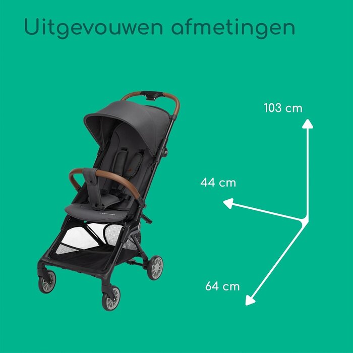 Kompakter Reisebuggy bis 22 kg - Mineralgraphit - bis zu 46,5 % Rabatt